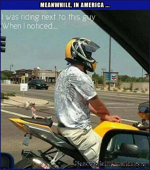 Hes on a Little Date   barbie motorcycle Meanwhile In America 522x590